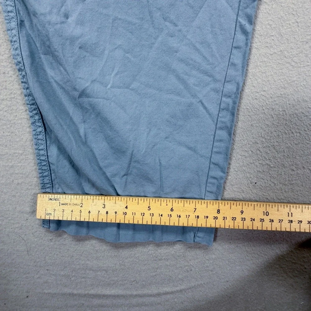 Sonoma Womens Pants Relaxed Light Blue Drawstring Elastic Waist 2X